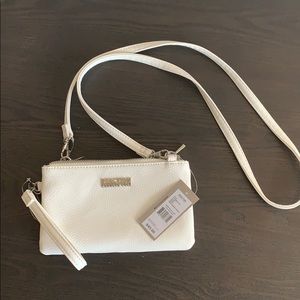 White Clutch Crossbody Bag